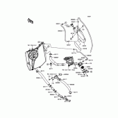 Схема вузла: Water Pipe для Kawasaki ZX1000 Ninja ZX-10R
