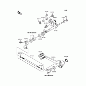 Схема узла: Переключатель передач для Kawasaki ZR750 Z750