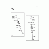 Схема узла: Клапан(ы) для Kawasaki ZX636 Ninja ZX-6R ABS KRT Edition