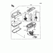 Схема узла: Опция (メ-タ-) для Kawasaki EX400 GPZ400S