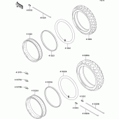 Схема вузла: Шини для Kawasaki ZR750 Zephyr