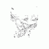 Схема вузла: Рама для Kawasaki EX250 Ninja 250