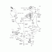 Схема узла: Fuel evaporative system(ca) для Kawasaki VN1700 Vulcan 1700 Classic