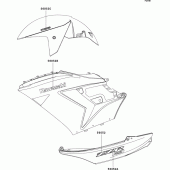 Схема вузла: Наклейки для Kawasaki ZX1400 ZZR1400 ABS