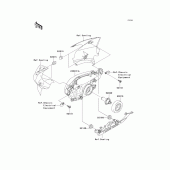 Схема вузла: Headlight(s) для Kawasaki ZR750 ZR-7S