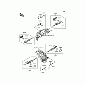 Схема узла: Поворотники для Kawasaki ER300 Z300 ABS