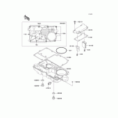 Схема вузла: Масляний піддон для Kawasaki ZG1000 Concours