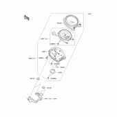 Схема вузла: Meter(s) для Kawasaki VN2000 Vulcan 2000