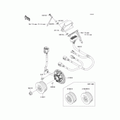Схема вузла: Генератор для Kawasaki KX250/KX252 KX250