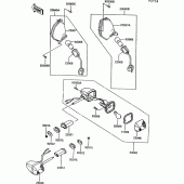 Схема вузла: Поворотники для Kawasaki ZG1000 1000GTR