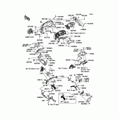 Схема узла: Cowling(Upper) для Kawasaki ZG1400 1400GTR ABS