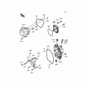 Схема вузла: Engine Cover(s) для Kawasaki ZR800 Z800 ABS
