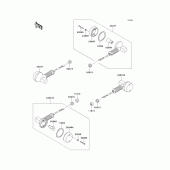 Схема вузла: Поворотники для Kawasaki KLX250 KLX250