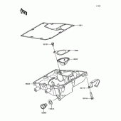 Схема вузла: Фільтр масляний для Kawasaki EX650 Ninja 650 ABS