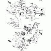 Схема узла: Воздушный фильтр(1/2) для Kawasaki VN1500 VN-15 SE