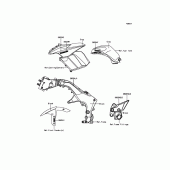 Схема вузла: Decals(Gray) для Kawasaki ZX1000 Ninja 1000 ABS