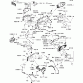 Схема вузла: Cowling(1/2)(upper) для Kawasaki ZG1400 1400GTR ABS
