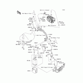 Схема вузла: Fuel evaporative system(ca) для Kawasaki VN2000 VN2000 Classic