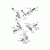 Схема вузла: Підніжки для Kawasaki ZX636 Ninja ZX-6R ABS 30th Anniversary Edition