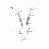 Схема узла: Клапан(ы) для Kawasaki KZ1000 Police