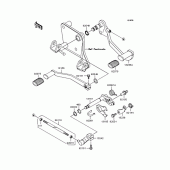 Схема вузла: Перемикач передач для Kawasaki VN400 Vulcan Drifter