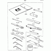 Схема вузла: Owner`s tools для Kawasaki ZX600 GPX600R