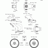 Схема вузла: Decals(green)(jcf) для Kawasaki ZX1000 Ninja ZX-10R