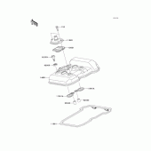 Схема узла: Клапанная крышка для Kawasaki EX250 Ninja 250