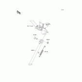 Схема вузла: Підставка для Kawasaki KLX250 D-Tracker X