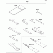 Схема вузла: Owner`s tools для Kawasaki ZR1000 Z1000