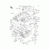 Схема вузла: Картер двигуна для Kawasaki ZR1000 Z1000
