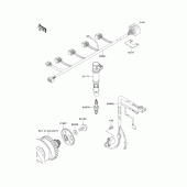 Схема вузла: Ignition system для Kawasaki ZX636 Ninja ZX-6R