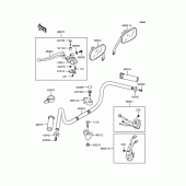 Схема узла: Руль (VN400-C1) для Kawasaki VN400 Vulcan Classic