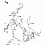 Схема узла: Рама для Kawasaki VN1700 VN1700 Classic Tourer ABS