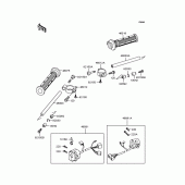 Схема узла: Handlebar для Kawasaki ZX750 Ninja ZX-7RR