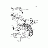 Схема вузла: Повітряний фільтр Kawasaki ZX1400 ZZR1400 ABS