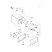Схема вузла: Taillight(s) для Kawasaki VN800 Vulcan 800 Classic