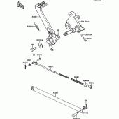 Схема вузла: Лапка гальма для Kawasaki EX500 GPZ500