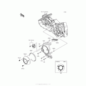 Схема вузла: Chain Cover для Kawasaki VN1700 Vulcan 1700 Voyager ABS
