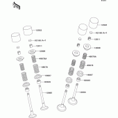 Схема вузла: Клапан для Kawasaki ZX750 Ninja ZX-7R