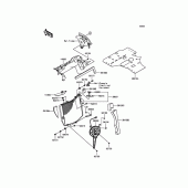 Схема узла: Радиатор для Kawasaki ZX1000 Ninja ZX-10R ABS