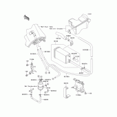 Схема вузла: Fuel evaporative system(e8f) для Kawasaki KL650 KLR650