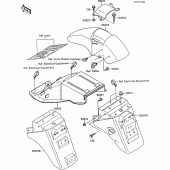 Схема узла: Крыло для Kawasaki ZX600 GPX600R