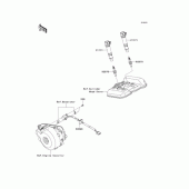 Схема узла: Катушка зажигания для Kawasaki EX250 Ninja 250R