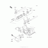 Схема вузла: Gear Change Drum/shift Fork(S) для Kawasaki ZG1400 Concours 14