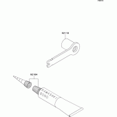 Схема вузла: Owner`s tools для Kawasaki KX125