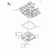 Схема вузла: Oil Pan для Kawasaki ZX636 Ninja ZX-6R KRT Edition