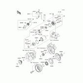 Схема вузла: Стартер електричний & Привід стартера для Kawasaki KLX250 D-Tracker X