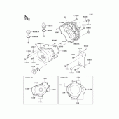 Схема вузла: Engine cover(s) для Kawasaki EL250 Eliminator 250