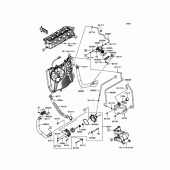 Схема вузла: Water Pipe для Kawasaki ZG1400 1400GTR ABS